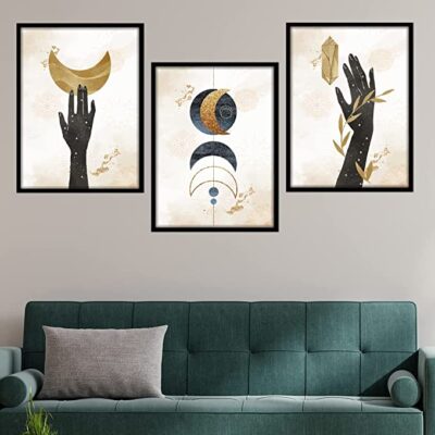 NoWorries Wal Paintings & Hangings for home decor - Paintings/Framed posters for living room bedroom (Theme - Abstract) (Wall Decor) (14 x 11 inches)