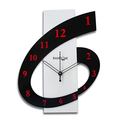 Random Clocks Rectangle Polymer Wall Clock (30 cm x 25 cm x 5 cm) (RC-0114)
