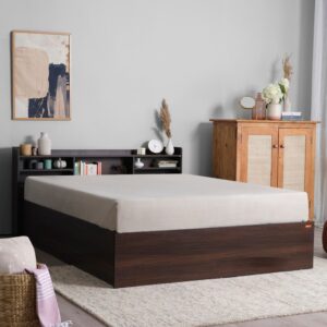 Bed ES King Size bed In Chestnut Dark Colour