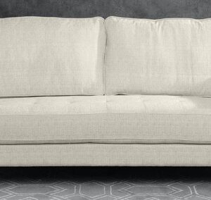 Elina 3 Seater Sofa Self Texture In Beige Colour