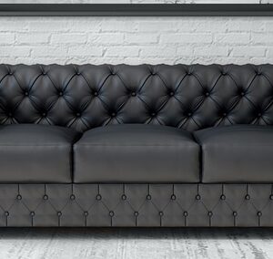 Elton 3 Seater Sofa In Blue Colour