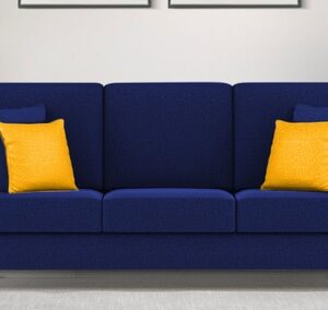Nabi 3 Seater Sofa In Royal Blue Colour