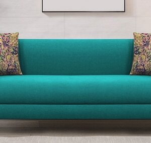 Niki 3 Seater Sofa In Sea Green Colour