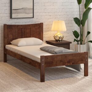 Rai Single Bed In Wenge Finish